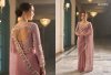 Pink Colour Iconic Vol 5 By Kimora Fancy Fabric Designer Beads Work Saree Ks 5789